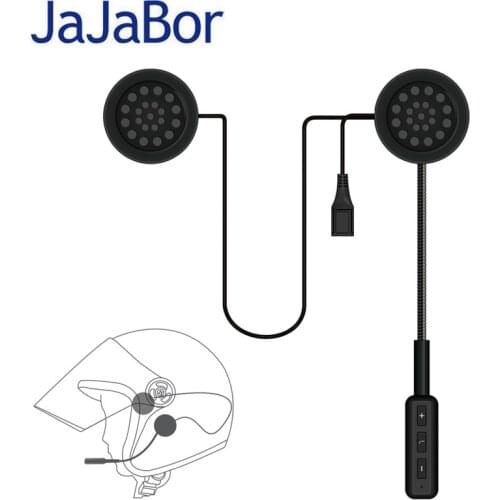 JaJaBor 1St Gen Bluetooth 5.0 Motor Wireless Bluetooth Headset Motorcycle Helmet Earphone Headphone Speaker Handsfree Music MH01