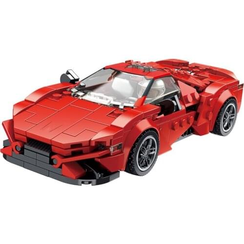 Racing Car Creator Speed Champions Lykaned Super Sports Car MOC Building Blocks Sets Figures Bricks Classic Model Toys For Kids