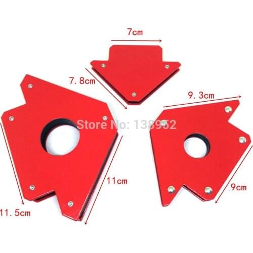 25/50/75 LBS Soldering Locator Strong Magnet Welding Magnetic Holder 3 Angle Arrow Welder Positioner Power Tool Accessories