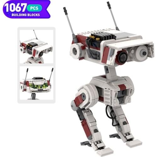 Space War Creator Expert BD-1 Scoutthetrooper Building Block Movie Series Technical Robot Machinery Creator Toy Model Child Gift