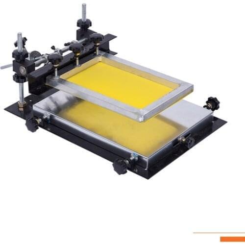 Small manual silk screen station SMT manual stamping station solder paste screen printing machine screen printing machine