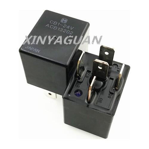 100% new original car relay CB1-12V ACB13201 CB1-24V ACB13202 12V / 24VDC 5pin 40A Automotive relays