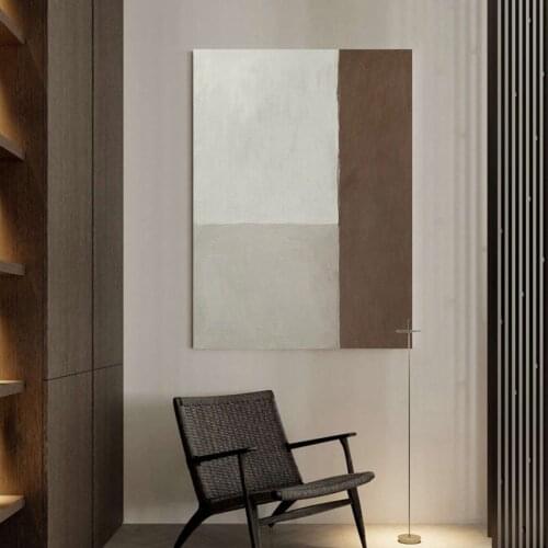 New Arrival Color Mosaic Geometric Abstract Handmade Painting Wall Art Home Decor Picture Modern Oil Painting On Canvas Unframed