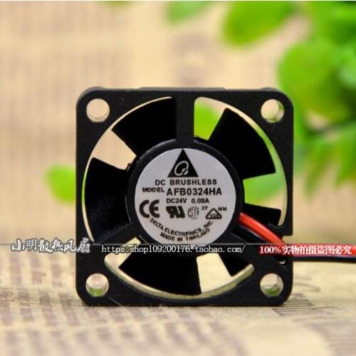New original AFB0324HA 3CM 3010 24V 0.08A 2-wire inverter cooling fan