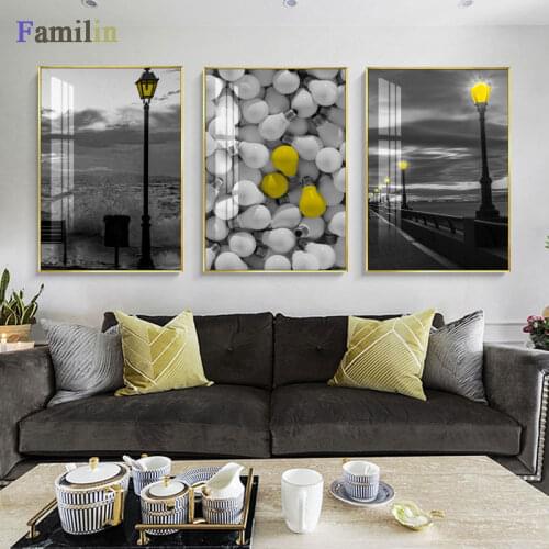 Posters and Prints Canvas Personality Modern Nordic Magnificent architecture Landscape Picture Wall Art Decor painting