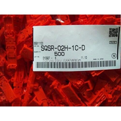 SQSR-02H-1C-D Car connectors red color Connectors terminals housings 100% new and Original parts