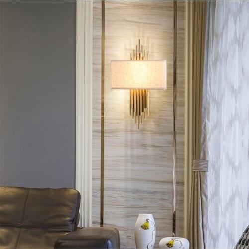Led wall light bed bedroom living room lamp creative modern minimalist retro hotel engineering aisle wall lamp