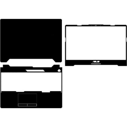 Laptop Carbon Fiber Vinyl Skin Sticker Cover For ASUS TUF Gaming FX506 FX506LI FX506LU fx506iv 15.6"