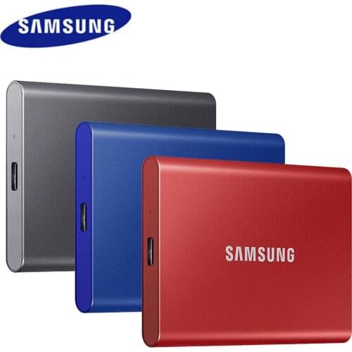 Samsung T7 Portable SSD NVME External Solid State Drives 500GB 1TB 2TB Type-C USB 3.2 Gen2 External SSD compatible for laptop