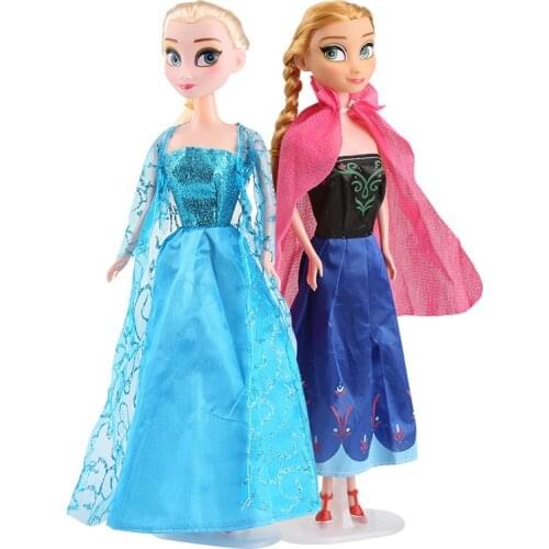 Frozen Styles High Quality Boneca 32cm Girls Toys Fever 2 Princess Anna And Elsa Clothes For Dolls Children