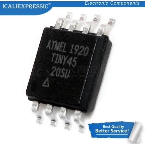 20PCS ATTINY45-20SU SOP-8 ATTINY45-20 SOP8 ATTINY45 45-20SU IC New Original