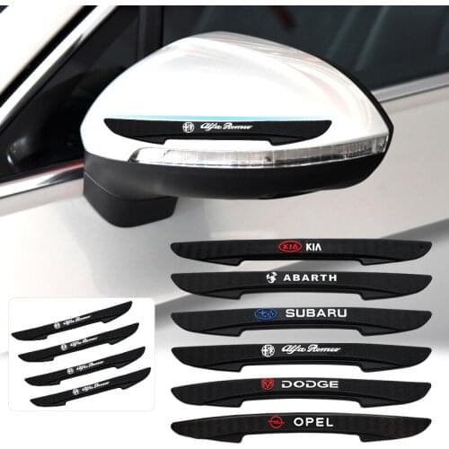 4pcs 3D Car Stickers Side Door Edge Protective Strip Anti Scratch For Peugeot 206 307 308 207 407 3008 208 508 2008 Auto Styling