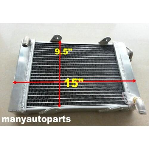 50mm Alloy Aluminum Radiator FOR Go Kart go-kart karting 17.6" x 9" x 2.1"