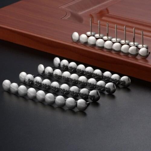 50pcs Vintage Upholstery Nail Jewelry Case Box Sofa Decorative Tack Stud Pushpin Decorative Furniture Nails