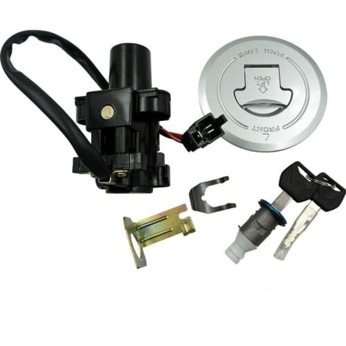 Motorcycle aluminium modification accessories Ignition Switch Fuel Gas Tank Cap Cover Seat Lock Kit for Honda CBF150