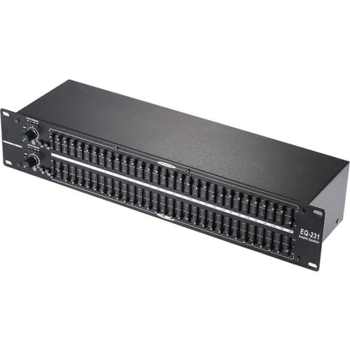 Ammoon High Quality EQ-231 Dual Channel 31-Band Equalizer 2U Rack Mount on Aliexpress China