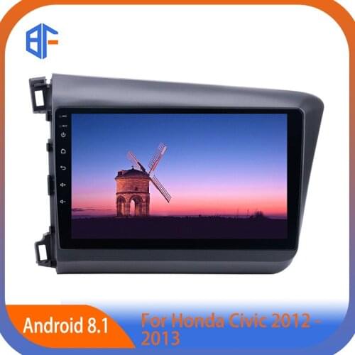 BF Bluetooth MP5 Player Car Radio GPS Tracking Device 2 Din DVD Player For Honda Civic 2012 2013