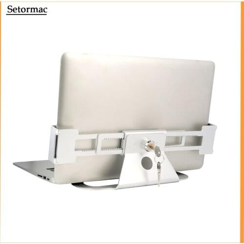 Laptop Security Lock 1 Base+2Key Adjustable Width Anti Theft Holder Display Shoplifting Prevention
