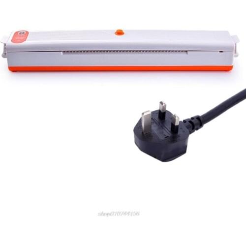 110V/220V Household Food Vacuum Sealer Fast Packaging Machine Vacuum Packer Film Sealer Including 10Pcs Bags Au2 21 Dropship
