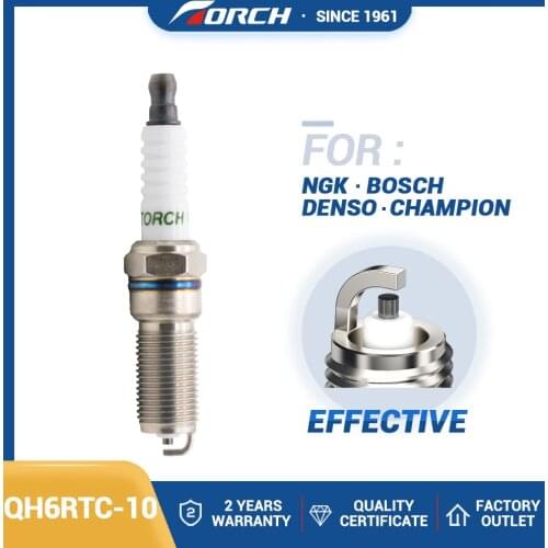 Champion RES9YCC4 Spark Plug Replacement Torch Brand QH6RTC-10 NGK PTR5A-13 Denso ITV16 Brisk RR15YC-1 Bosch HR7MCU