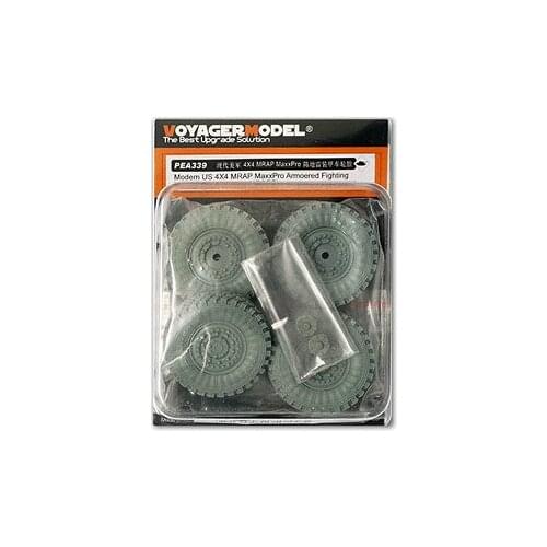 KNL HOBBY Voyager Model PEA339 modern US military 4X4 MRAP MaxxPro anti-mine armored tire