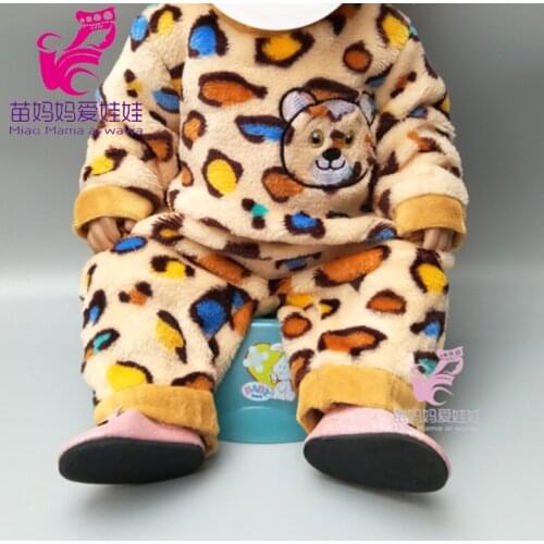 Colorful cartoon tiger clothes hat for 43cm baby dolls cute animal outfits also suit for 18 inch girl dolls
