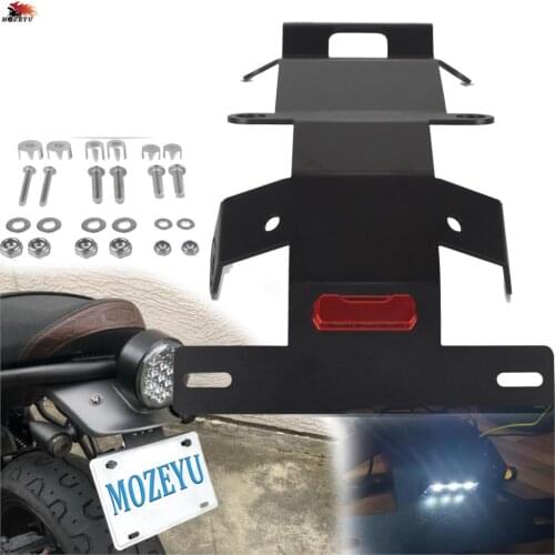 FOR YAMAHA XSR700 2015 2016 2017 2018 2019 2020 2021 CNC Motorcycle License Number Plate Frame Holder Mount Bracket Plate Cover