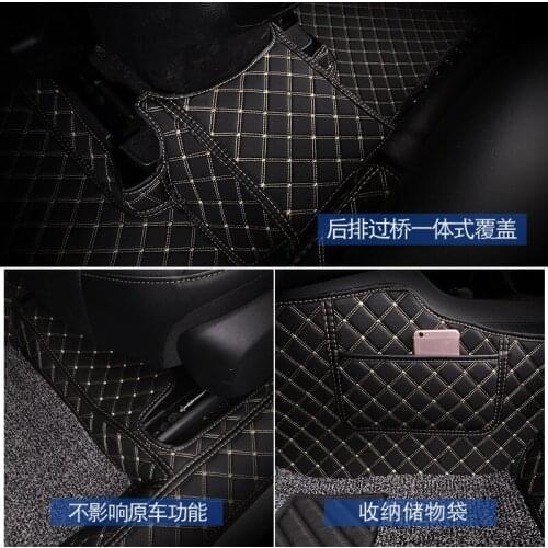 Myfmat custom foot leather rugs mat for HONDA XR-V UR-V Spirior CIIMO ELYSION JADE City GIENIA Stream Avancier Greiz flexible