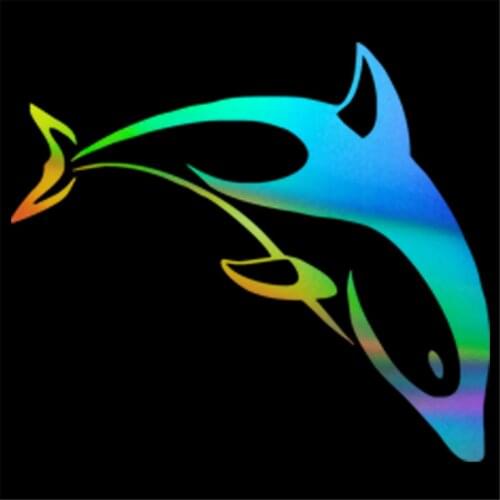 Dolphin Car Sticker Laptop Vinyl Truck Cycle Home Wall Window Decal Notebook
