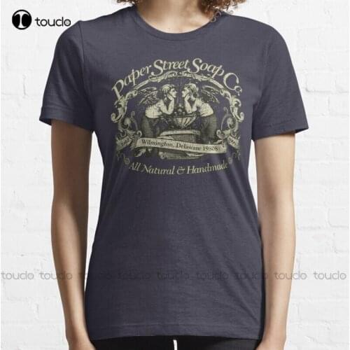 New Paper Street Soap Company Vintage T-Shirt Graphic T-Shirts Cotton Tee S-3Xl Unisex