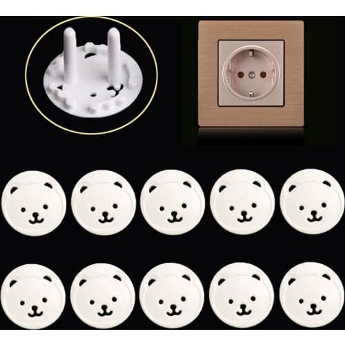 Russian EU Power Socket Electrical Outlet Baby Safety Guard Protection Anti Electric Shock Plugs Protector Cover Safe Lock