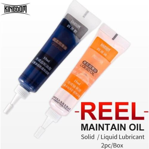Kingdom Grease + Lubricant Oil For Fishing Reel Bearing Lubricant Baitcasting Spinning Fishing Reel Maintenance Oil Fishing Tool