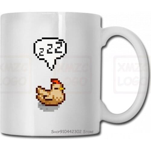 Stardew Valley Sleeping White Chicken Mug Cup Stardew Valley Stardew Valley Chicken White Chick