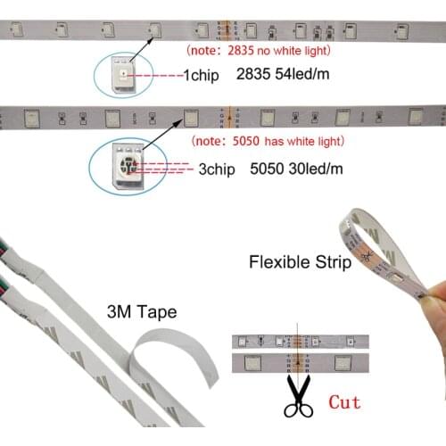Lights Strips Bluetooth 25M 30M 5050RG BWWSTRIP Waterproof 2835 WIFI RGB Flexible Tape