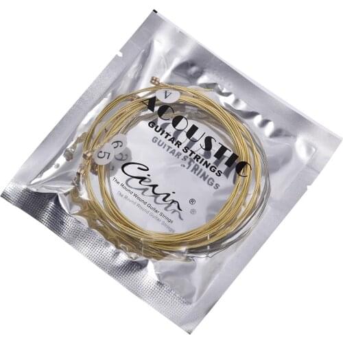 Universal Acoustic Guitar String Brass Hexagonal Steel Core Strings Copper Classical Guitar Strings For Musical Instruments Part