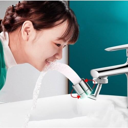 Universal 720 Degree Splash Filter Faucet Spray Head Wash Basin Tap Extender Adapter Kitchen Tap Nozzle Flexible Faucets Sprayer