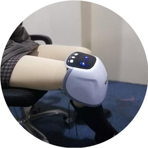 Lled Light Digital Knee Care Machine Electronic Knee Massager Physical Pain Hot Compress Therapy Massage Device