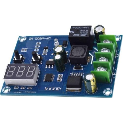 XH-M603 Charging Control Module 12-24V Storage Lithium Battery Charger Control Switch Protection Board With LED Display