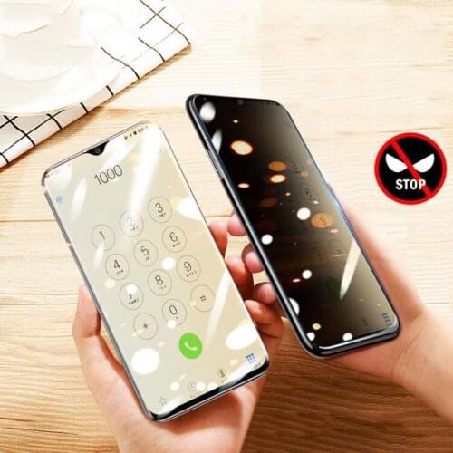 Anti-peep Protective Glass For Xiaomi Mi 11 Lite Ultra K30 K20 Pro 8A Redmi Note 10 Pro Max 8 9 Poco F2 Pro F3 M3 X3 NFC Film