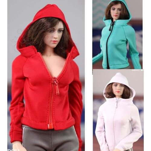 1/6 Figure Fashion Clothes Sports slim coat sweatshirt For Dolls Accessories 12 inches Action figure Dolls Clothes Set Model
