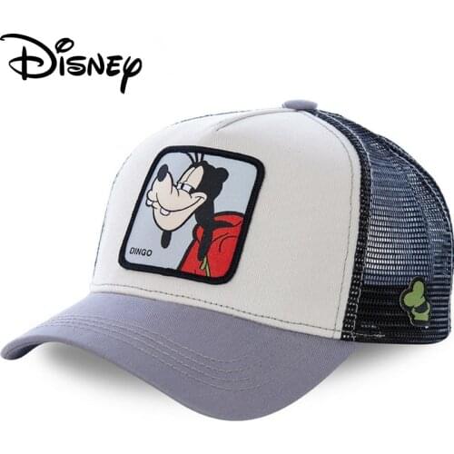 Disney Goofy DINGO Net Hat Summer Baseball Cap Women Men Mesh Trucker Snapback Cartoon Dropshipping