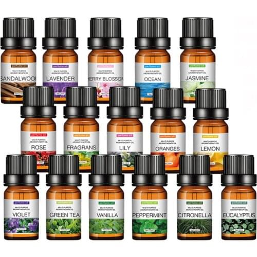 Lavender Essential Oil 10ml For Aromatherapy Aroma Diffuser Humidifier Diffused Stone Jasmine Water-soluble Plant Oil