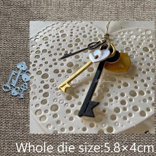 New Design Craft Metal stencil mold Cutting Dies key accessories decoration scrapbook die cuts Album Paper Card Craft Embossing