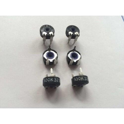Original new 100% potentiometer adjustable resistance PT10GV 500K diameter 10mm horizontal hexagonal hole (SWITCH)