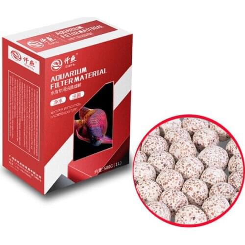 Hollow ball fish tank filter material small particle ceramic ring bacteria house water purification quartz hollow culture ball