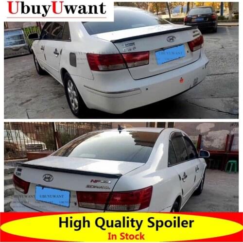 For HyundaiSonata 2005-2009 Spoiler ABS Material Primer Color Rear Tail Wing Decoration Rear Trunk Car Spoilers Wings