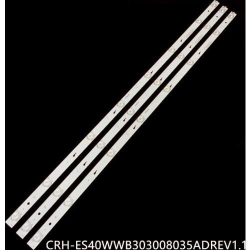 LED Backlight strip 8 Lamp for TH-40D400C CRH-ES40WWB303008035ADREV1.0 B ECHOM-4640WW002 LVF400SSDE E2 V12 THOMSON T40D18SFS-01B