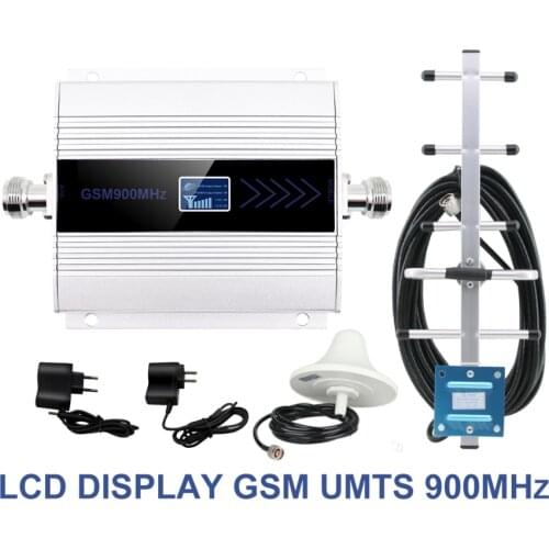 Led display GSM 900 Mhz repeater celular MOBILE PHONE Signal Repeater booster,900MHz GSM amplifier + Yagi /Ceiling Antenna