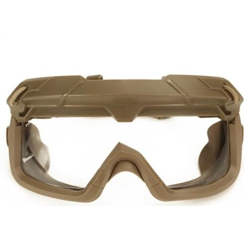 Tactical Airsoft Paintball Goggles Windproof Anti fog CS Wargame Protection Goggles Fits for Tactical Helmet