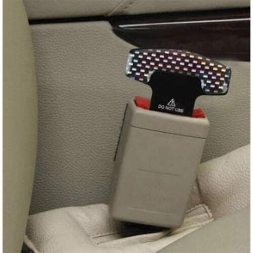 Universal Car Safety Seat Belt Buckle Car Seat Belt Clip Metal Car Seat Belt Plugs for Most Vehicles